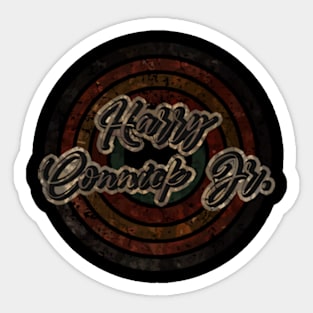 Harry Connick Jr (2) vintage design on top Sticker